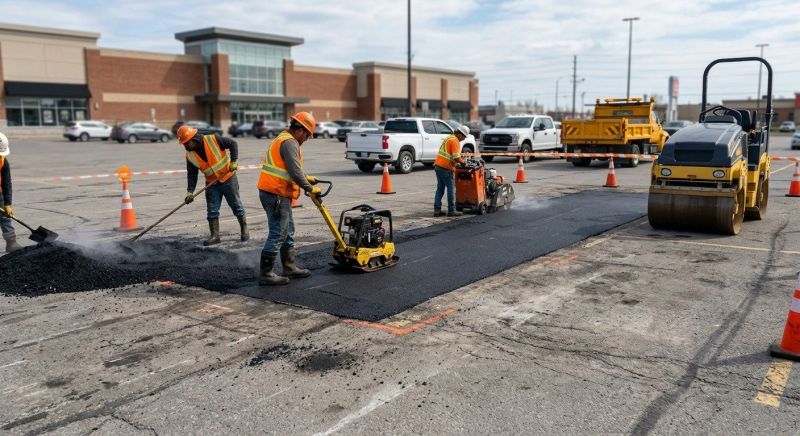 Commercial Pavement Repair in Los Angeles, CA