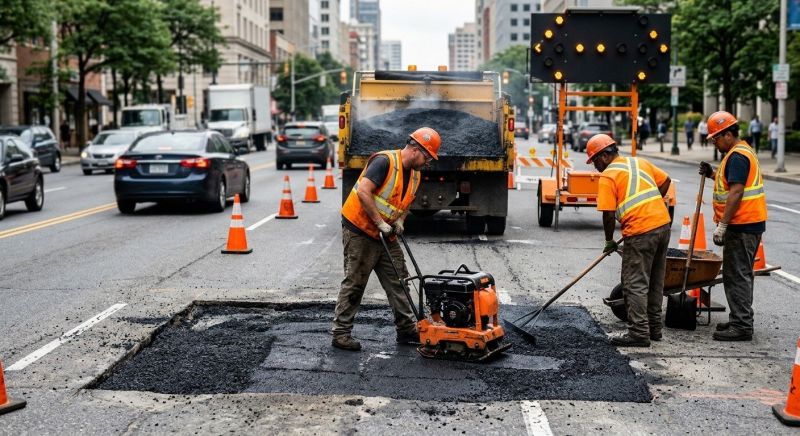 Commercial Pothole Repair in Savannah, GA