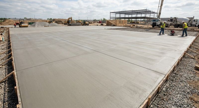 Commercial Slab Installation in Fargo, ND