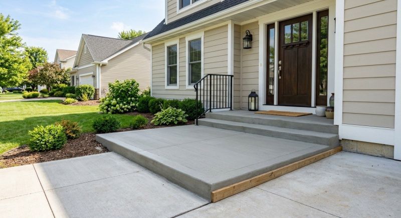 Concrete Porch Installation in Fort Collins, CO