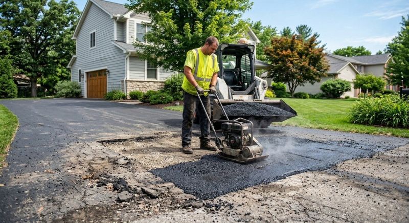 Driveway Blacktop Repair in Los Angeles, CA