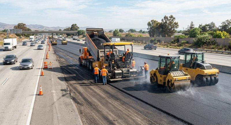 Highway Resurfacing in Orange County, CA