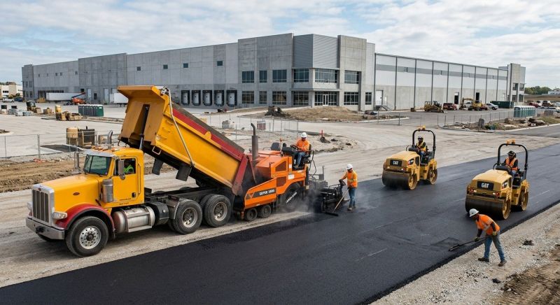 Industrial Asphalt Paving in Savannah, GA