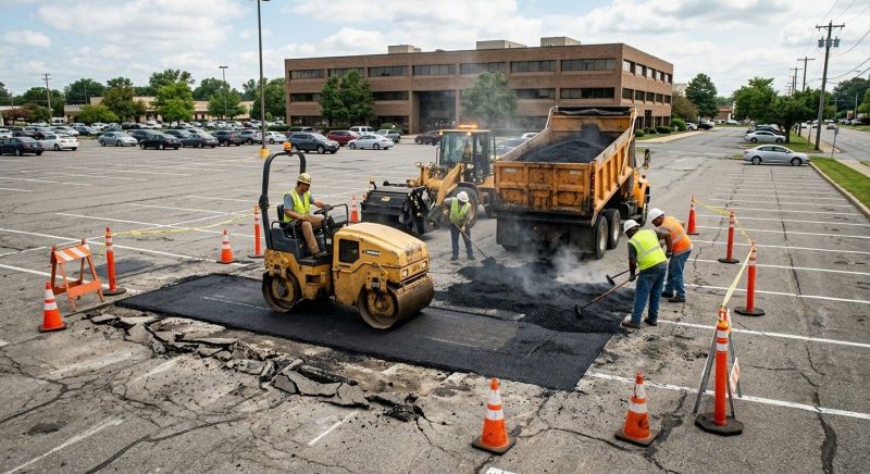 Parking Lot Repair in Pasadena, CA