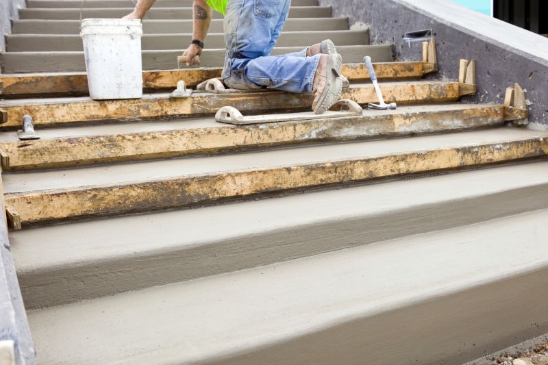 Poured Steps Installation in Denver, CO