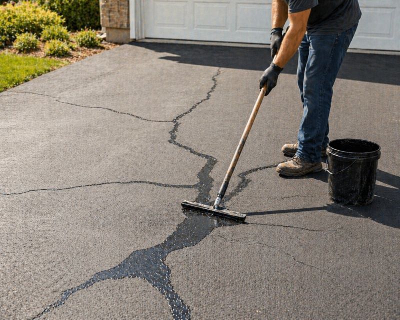 Asphalt Cracks Repair in Little Rock, AR