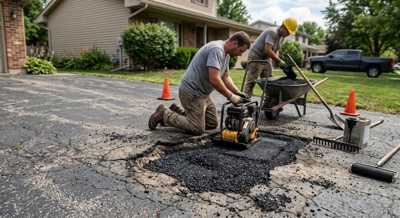 Asphalt Pothole Filling in Savannah, GA