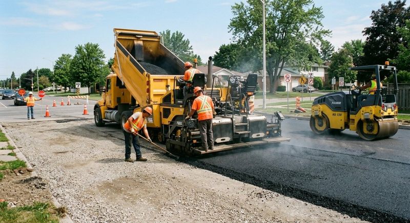 Asphalt Road Installation in Orange County, CA