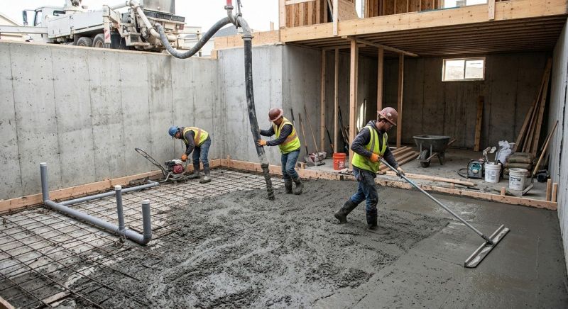 Basement Concrete Pouring in Columbus, OH