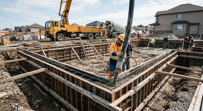 Basement Concrete Pouring in Fredericksburg, VA