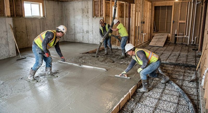 Basement Slab Installation in Fort Worth, TX