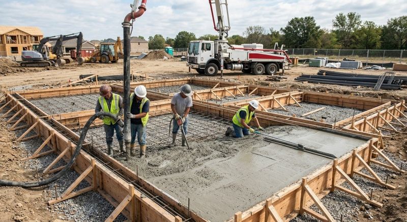 Cement Foundation Installation in Charleston, SC