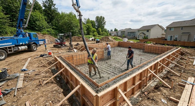 Cement Foundation Installation in Charleston, SC
