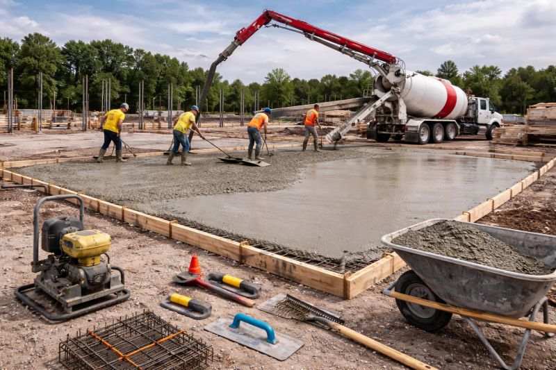 Commercial Slab Construction in Fargo, ND
