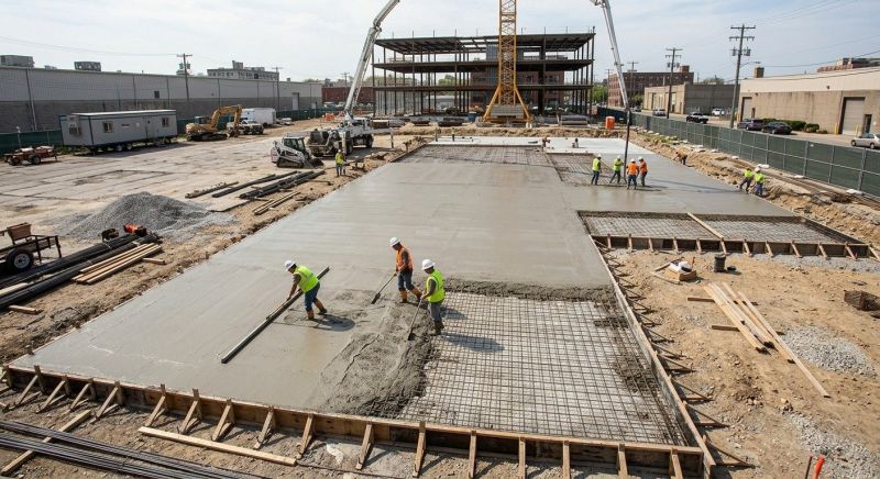 Commercial Slab Construction in Marietta, GA