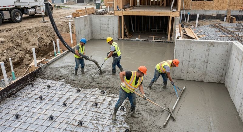 Concrete Basement Pouring in Greenville, SC