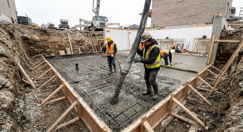 Concrete Basement Pouring in Fredericksburg, VA