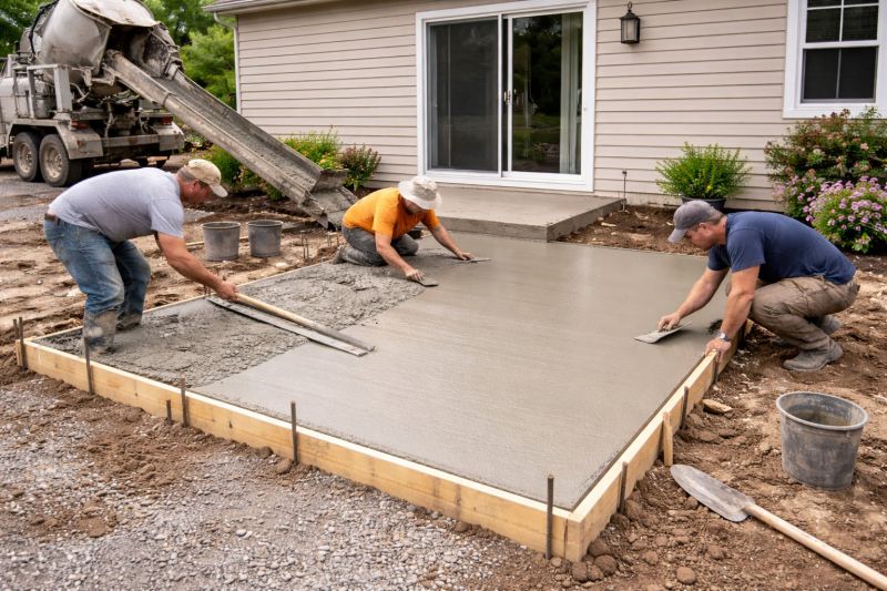 Concrete Porch Construction in Salt Lake City, UT