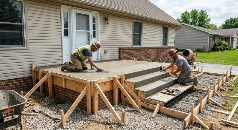 Concrete Porch Installation in Salt Lake City, UT