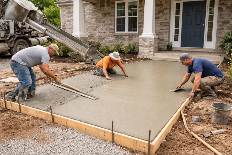 Concrete Porch Installation in Salt Lake City, UT