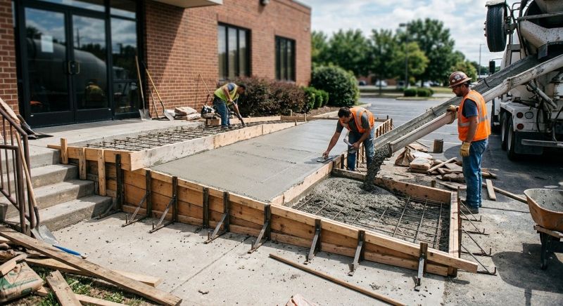 Concrete Ramp Installation in Denver, CO