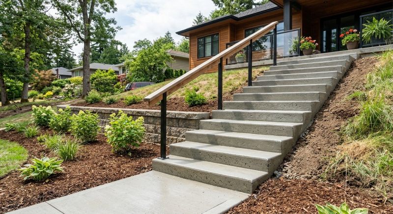 Concrete Stairs Construction in Denver, CO