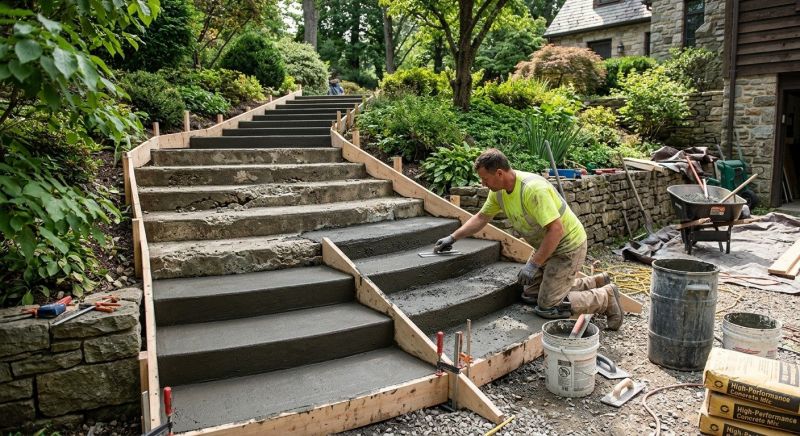 Concrete Stairs Installation in Fort Collins, CO
