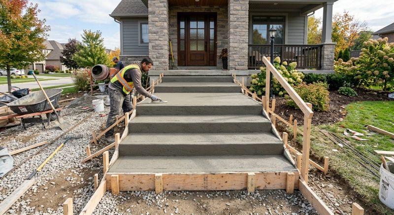 Concrete Stairs Installation in Denver, CO