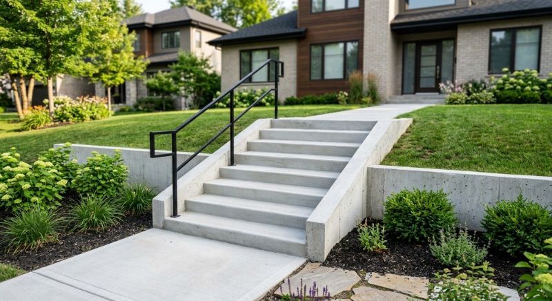 Concrete Stairway Installation in Fort Collins, CO