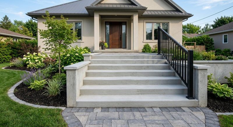 Concrete Stairway Installation in Denver, CO