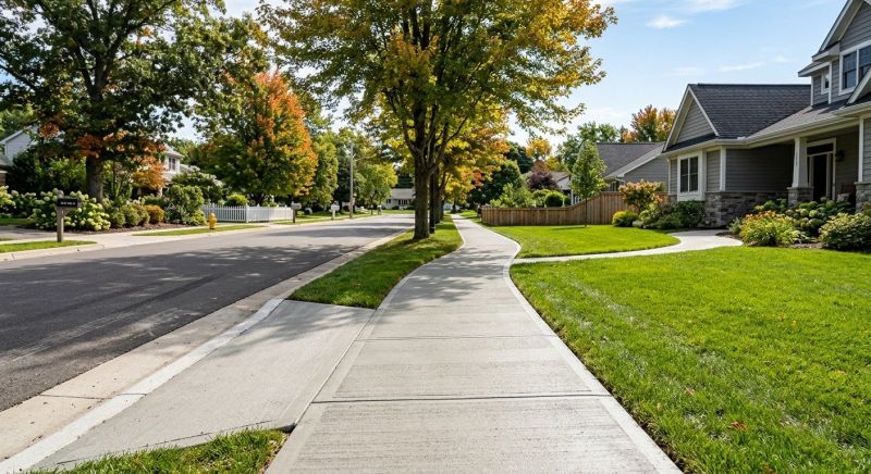 Concrete Walkway Installation in Denver, CO