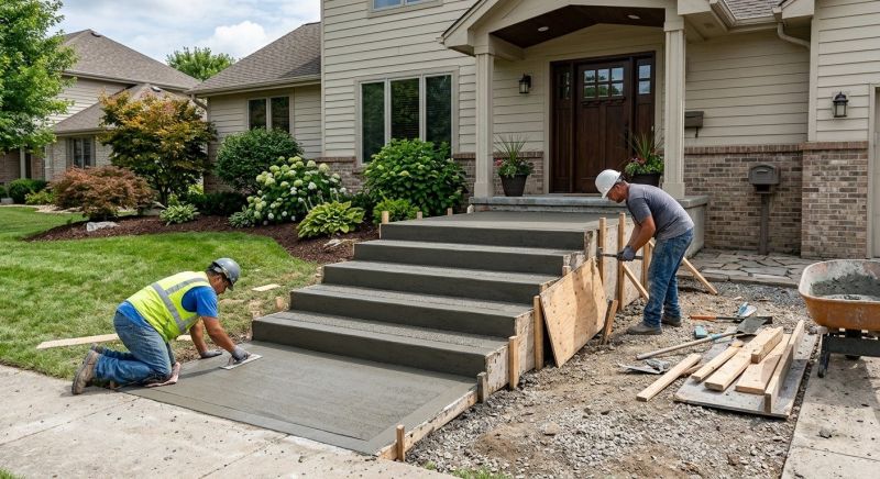 Entryway Stairs Installation in Sacramento, CA