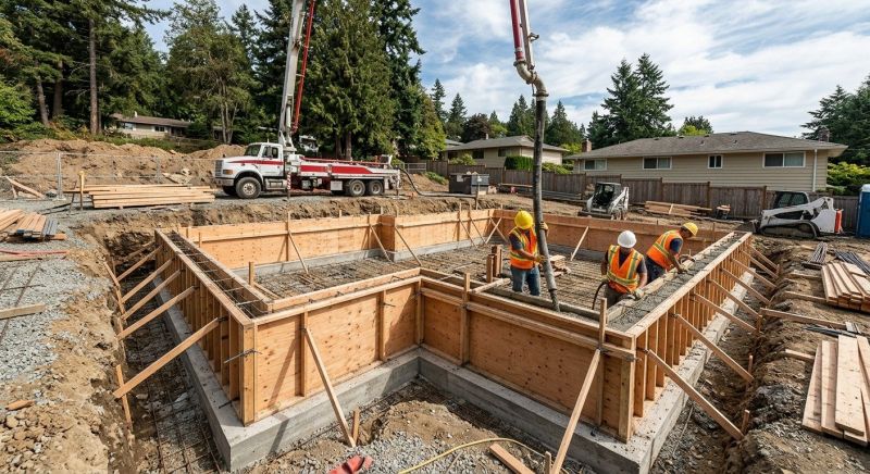 Foundation Construction in Fredericksburg, VA