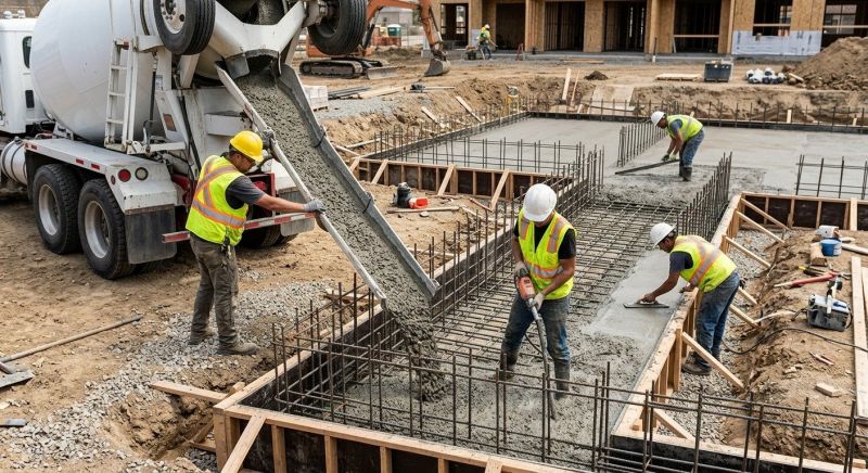 Poured Foundation Installation in Fort Wayne, IN