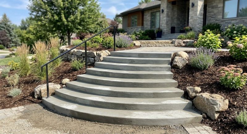Poured Steps Installation in Fort Collins, CO