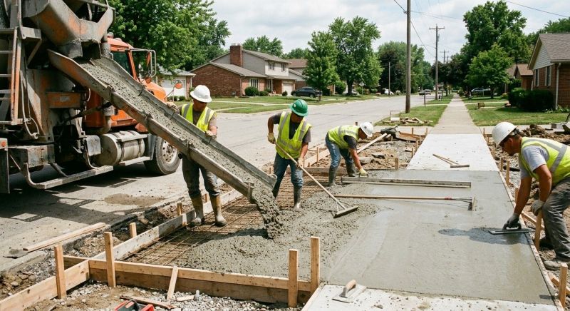 Sidewalk Pouring in Denver, CO
