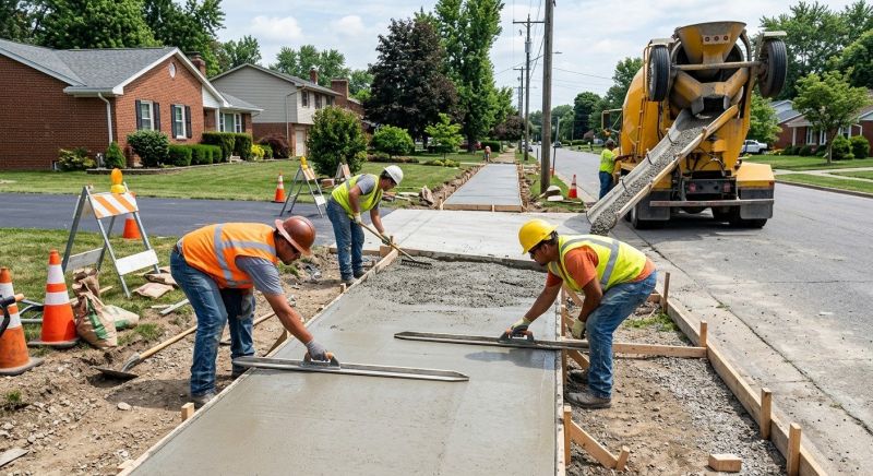 Walkway Pouring in Fort Collins, CO